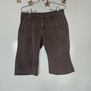 Calvin Klein Jeans Womens Size 6 Adjustable Bermuda Shorts Boho Minimalist